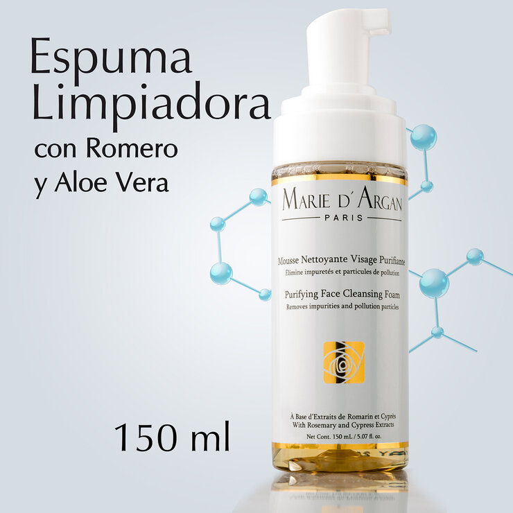 Marie D' Argan, Dúo Espuma Dermo Limpiadora Astrigentes — Imagen 3 de 3
