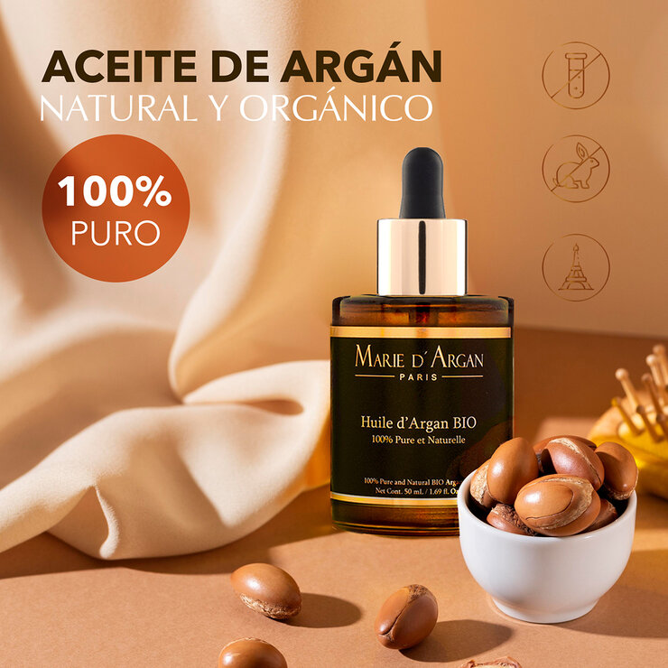 Marie D'Argan, Dúo Aceite de Argán  100% orgánico y vegano — Imagen 2 de 3