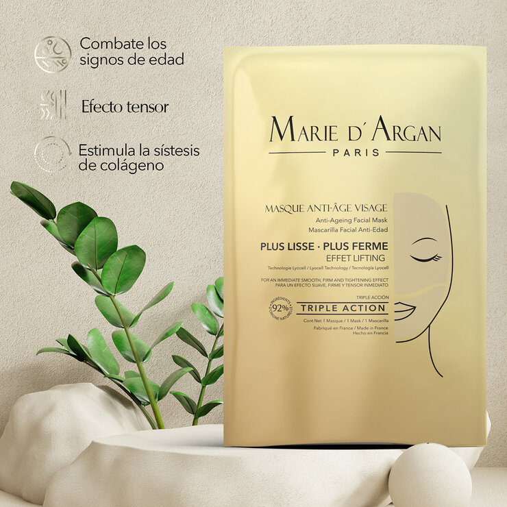 Marie D'Argan, Sérum Contorno de Ojos + 3 Mascarillas  Antiedad — Imagen 2 de 3