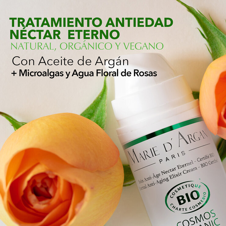 Marie D' Argan, Dúo Tratamiento Antiedad Néctar Eterno, Natural,  Orgánico y  Vegano — Imagen 2 de 3