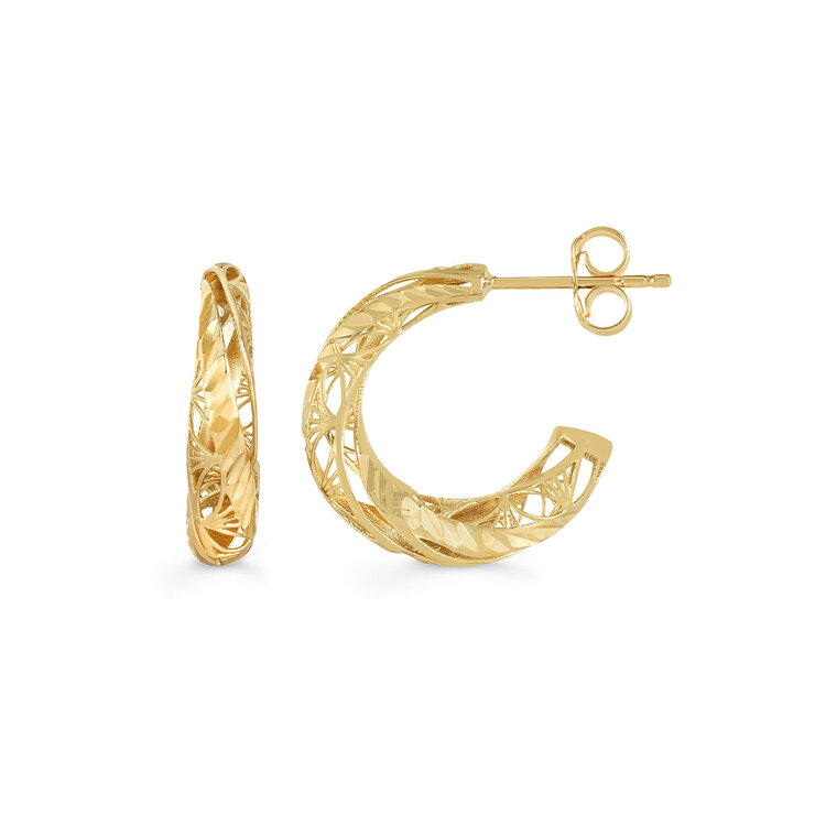 Aretes, Oro Amarillo de 14K — Imagen 1 de 4