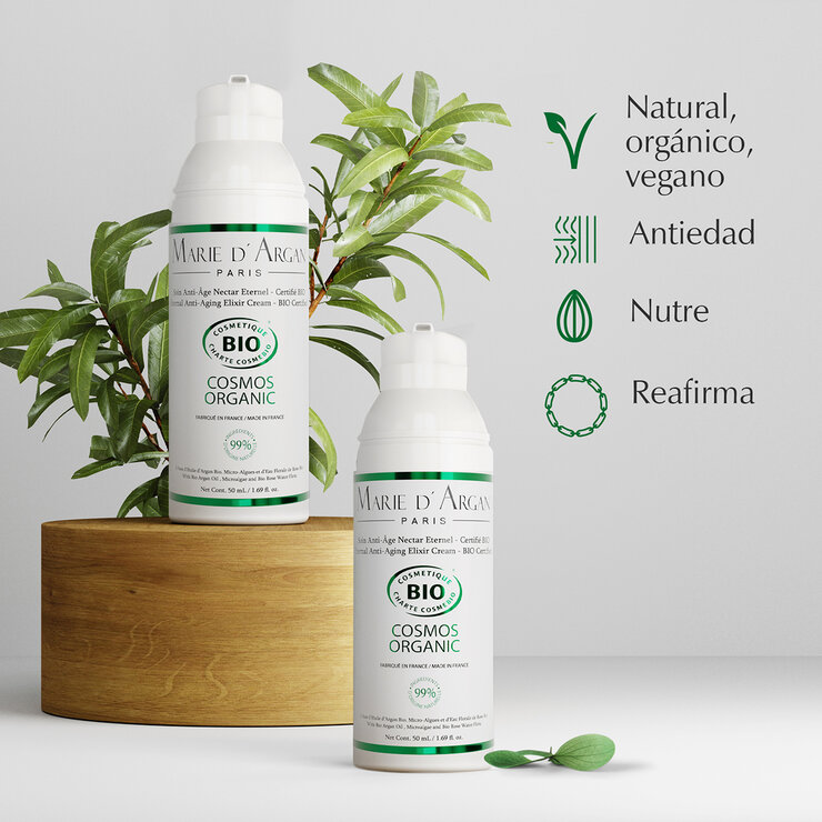 Marie D' Argan, Dúo Tratamiento Antiedad Néctar Eterno, Natural,  Orgánico y  Vegano — Imagen 3 de 3