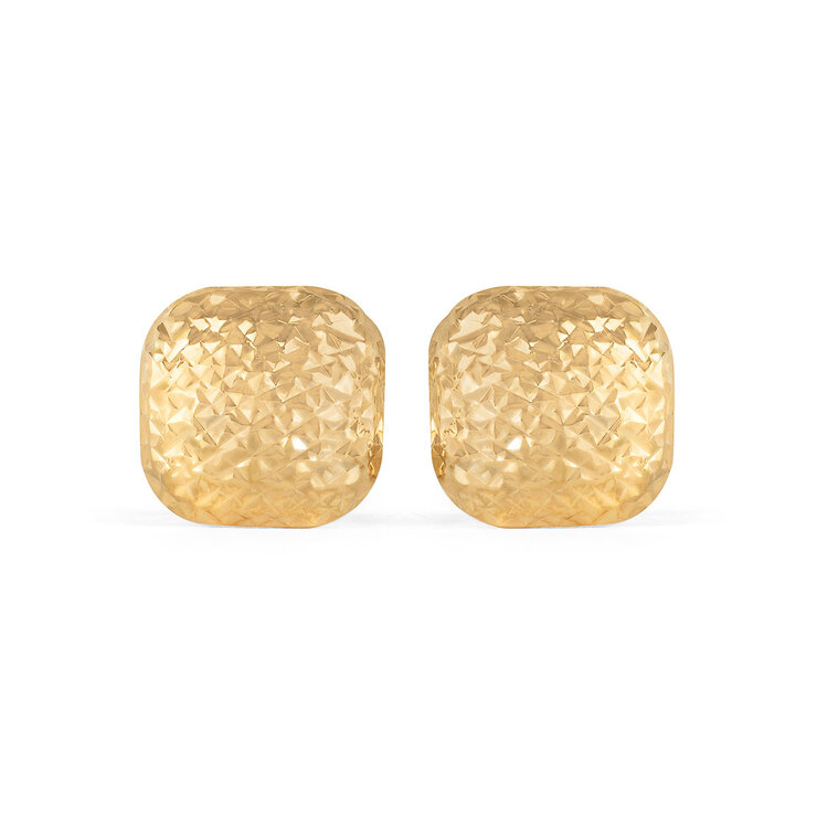 Aretes de Poste, Oro Amarillo de 14K — Imagen 2 de 4