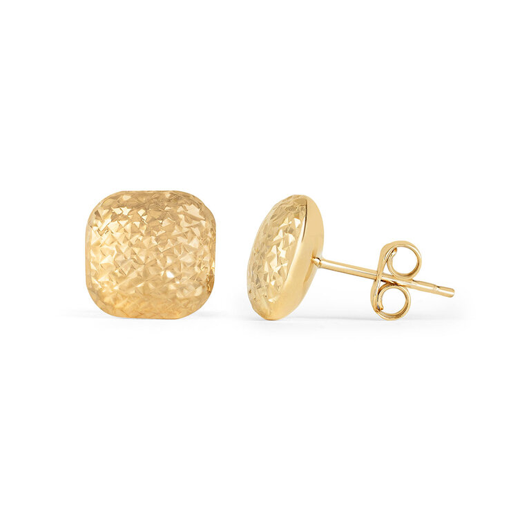 Aretes de Poste, Oro Amarillo de 14K — Imagen 1 de 4