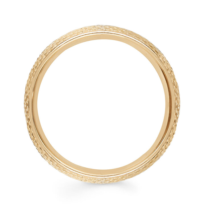 Argolla de matrimonio, Comfort Fit, 6mm, Oro Amarillo de 14K, Talla 7 — Imagen 2 de 4