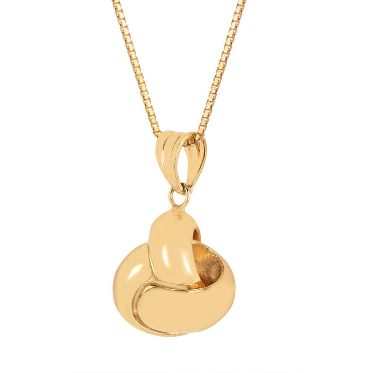 Dije, Nudo de Amor, Oro Amarillo de 14k — Imagen 1 de 4