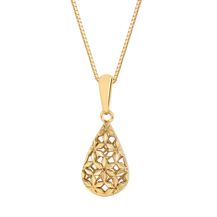Collar con Dije, Oro Amarillo de 14K — Imagen 1 de 4