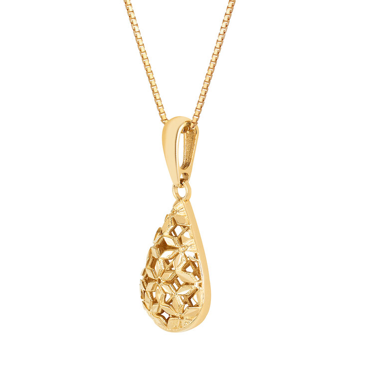 Collar con Dije, Oro Amarillo de 14K — Imagen 3 de 4