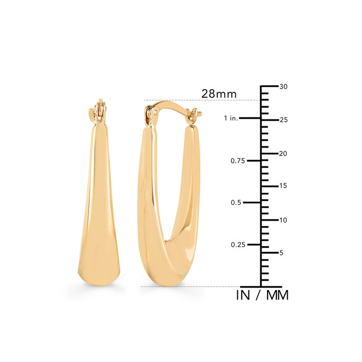 Aretes, Oro Amarillo de 14K — Imagen 4 de 4