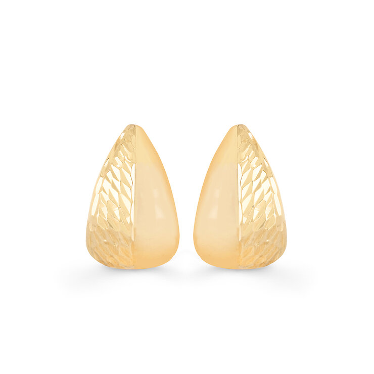 Aretes, Oro Amarillo de 14K — Imagen 3 de 4