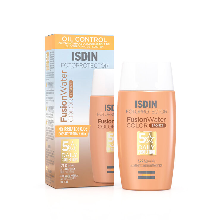Isdin Fotoprotector  Fusion Water Color Bronze FPS+ 50ml — Imagen 1 de 4