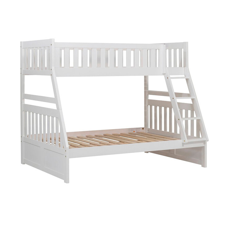 Homelegance, Galen Litera Individual / Matrimonial Color Blanco — Imagen 2 de 3