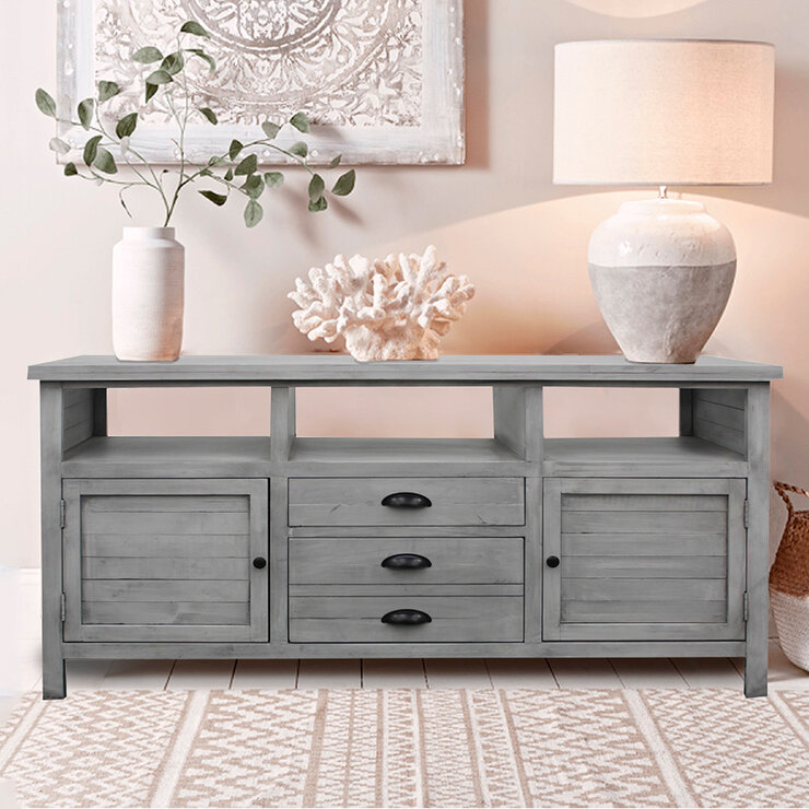 Montbrook Home , Atenas, Consola Multimedia Capri - Vintage Gris  — Imagen 1 de 4