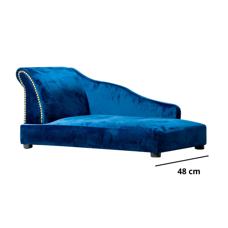 Maypet, Cama para Perro,  Modelo Cleopatra , Terciopelo Color Azul — Imagen 4 de 4