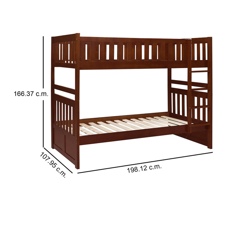 Homelegance, Rowe, Litera Individual Acabado Cereza Oscuro  — Imagen 4 de 4