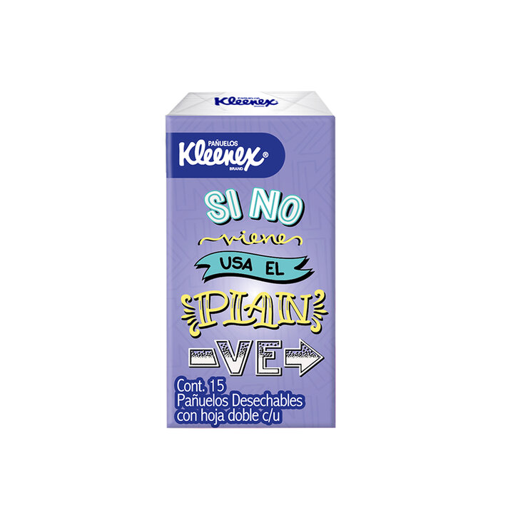 Kleenex Pañuelo Facial  24 pzas con 15 pañuelos — Imagen 1 de 3