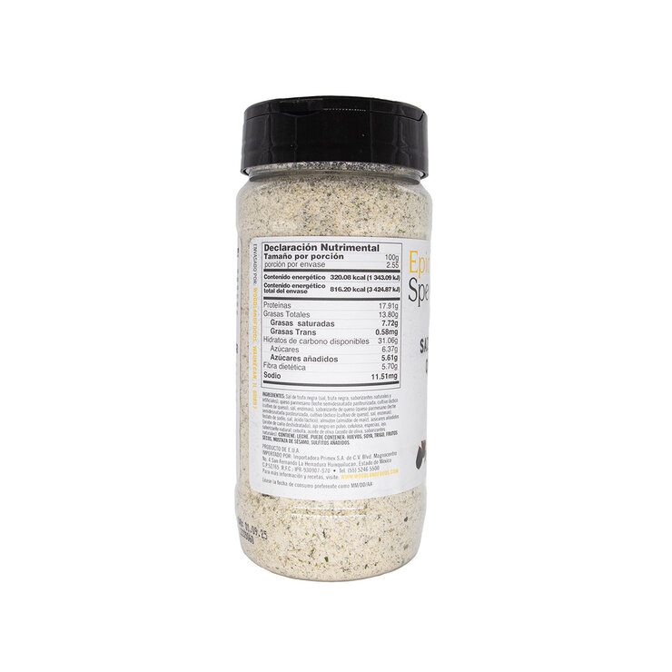 Epicurean Specialty Sazonador de Trufas, Queso Parmesano y Ajo Negro 255 g — Imagen 2 de 2