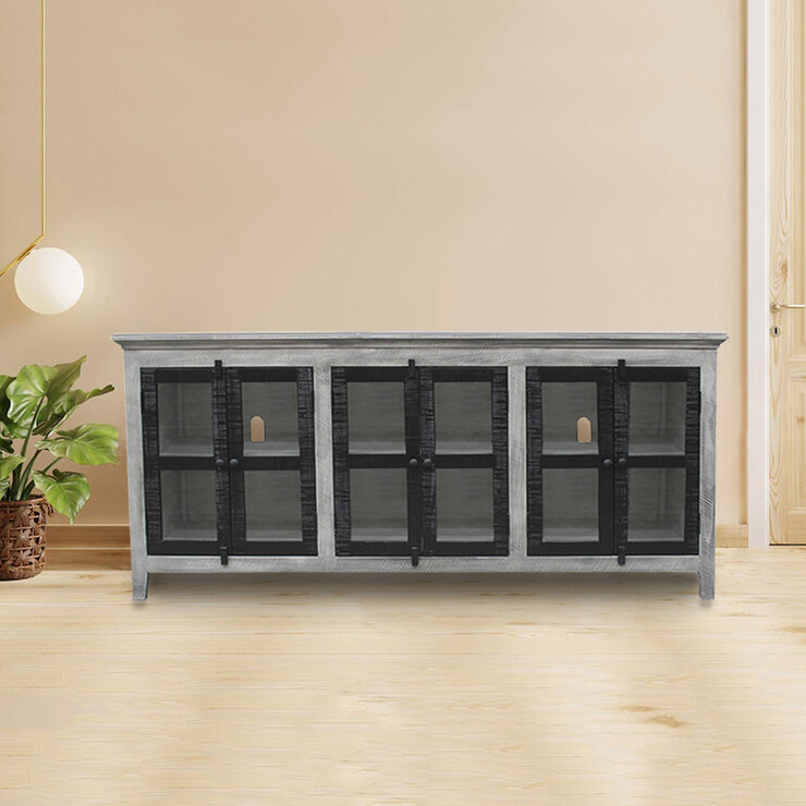 Monbrook Home, Villac,  Consola Multimedia Capri - Gris Con Negro — Imagen 1 de 4