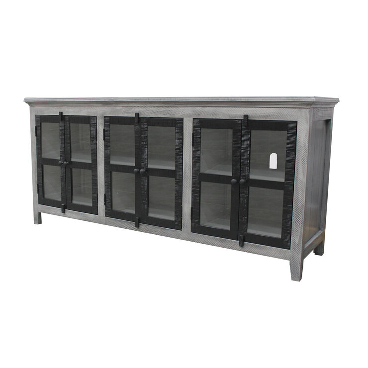 Monbrook Home, Villac,  Consola Multimedia Capri - Gris Con Negro — Imagen 3 de 4