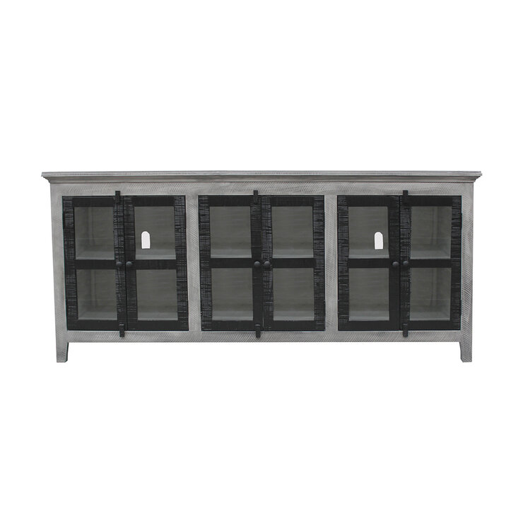 Monbrook Home, Villac,  Consola Multimedia Capri - Gris Con Negro — Imagen 4 de 4