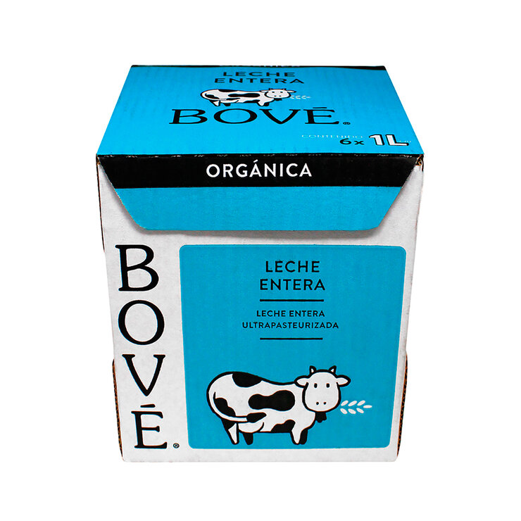 Bové Leche Entera Orgánica 6 pzas de 946 ml — Imagen 1 de 3
