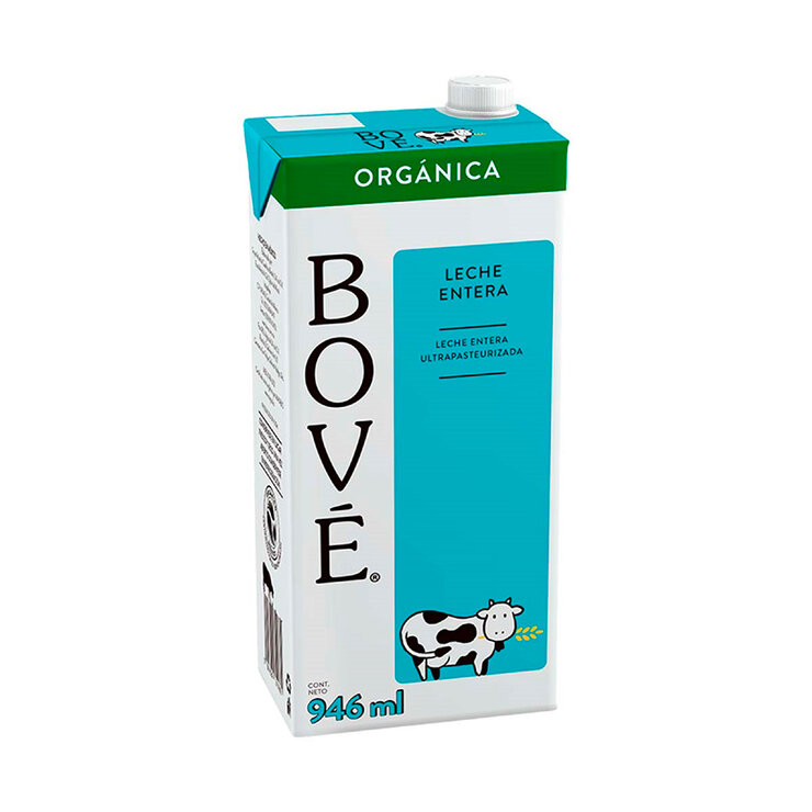 Bové Leche Entera Orgánica 6 pzas de 946 ml — Imagen 2 de 3
