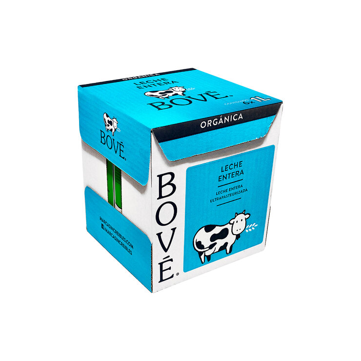 Bové Leche Entera Orgánica 6 pzas de 946 ml — Imagen 3 de 3