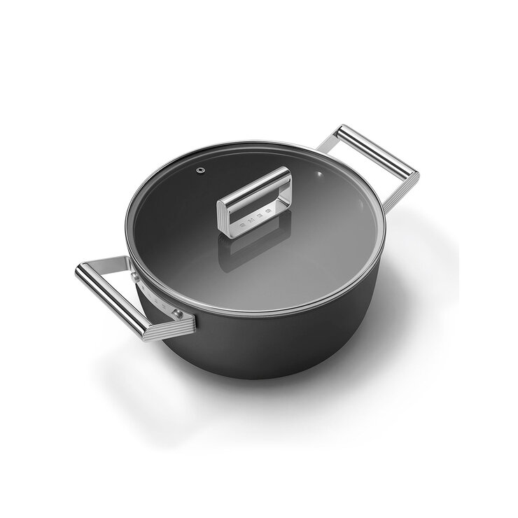 Smeg Olla de 24cm con Tapa de Cristal — Imagen 2 de 3