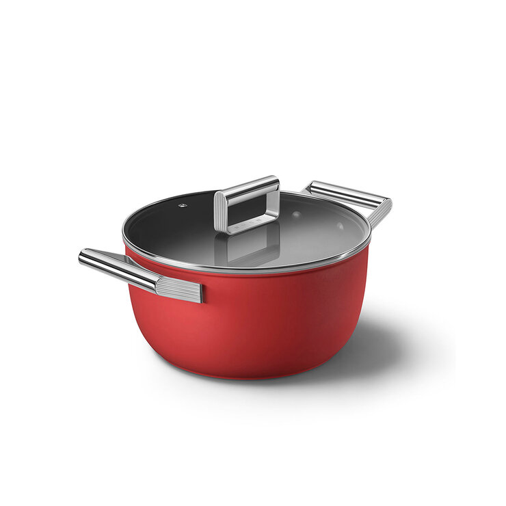 Smeg Olla de 24cm con Tapa de Cristal — Imagen 3 de 3