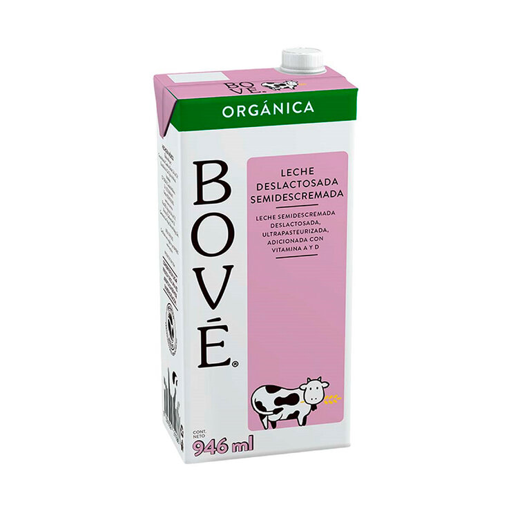 Bové Leche Deslactosada Orgánica 6 pzas de 946 ml — Imagen 2 de 3