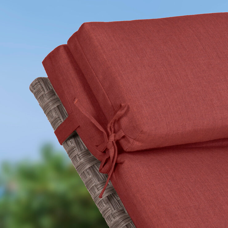 Peak Season, Cojines Para Silla Reclinable Rojos, 2 piezas — Imagen 2 de 4