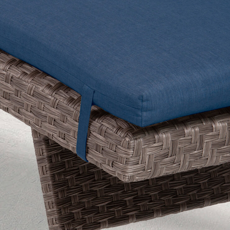Peak Season, Cojines Para Silla Reclinable Azules, 2 piezas  — Imagen 3 de 4