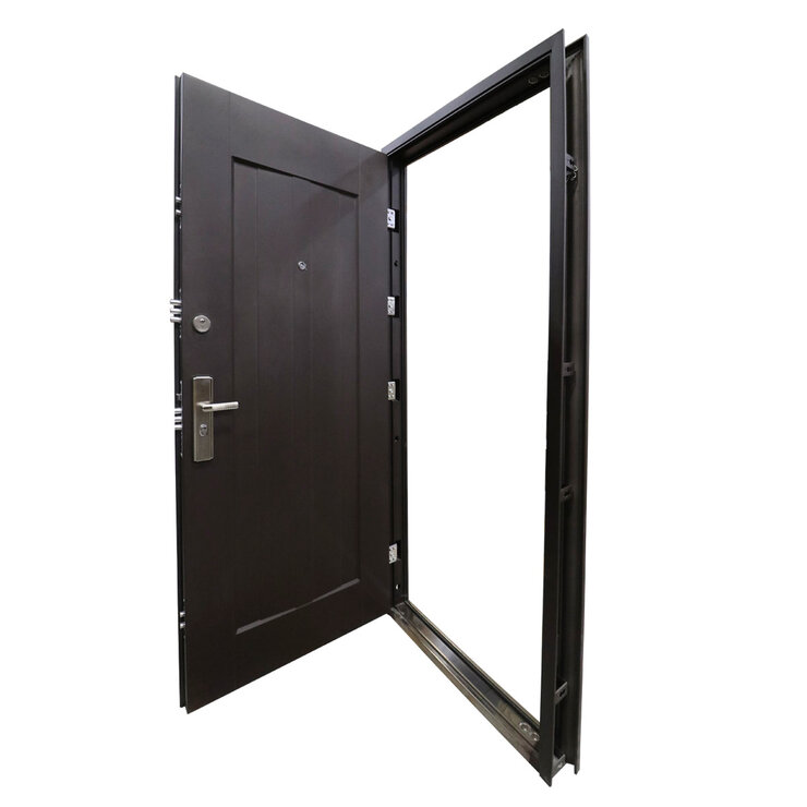 International Door Supply, Puerta de Seguridad Sofia Derecha Chocolate — Imagen 2 de 4