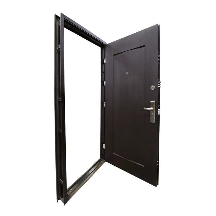 International Door Supply, Puerta de Seguridad Sofia Izquierda Chocolate — Imagen 2 de 4