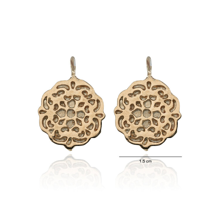 Mayfer, juego de Aretes y  Collar Decorado con Mandalas, Aleación de Metal  — Imagen 2 de 4