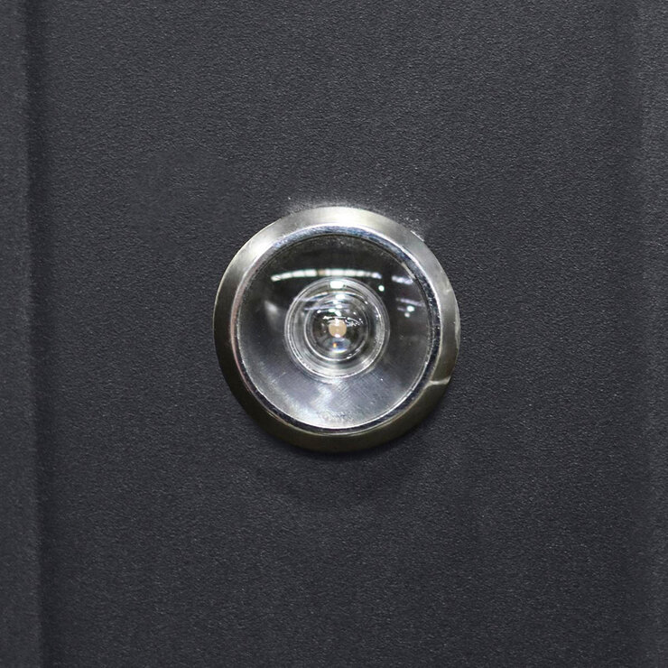 International Door Supply, Puerta de Seguridad Sofia Derecha Gris Oxford — Imagen 3 de 4