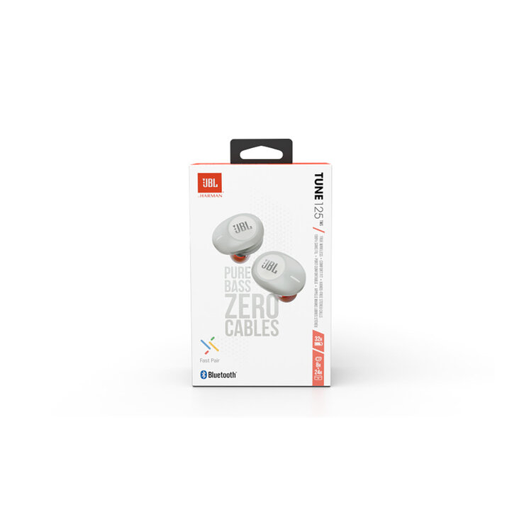 JBL Tune T125 TWS Audífonos Bluetooth Blanco — Imagen 2 de 4