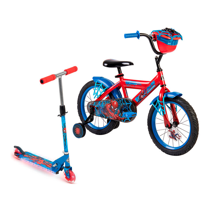 Bicicleta y Scooter Infantil R16 Huffy Spider-Man — Imagen 1 de 4