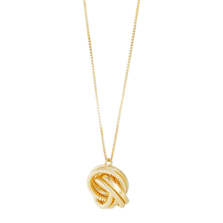 Dije, Nudo de Amor, Oro Amarillo de 14k — Imagen 2 de 4