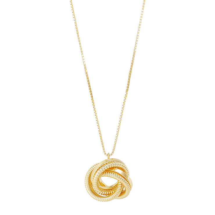 Dije, Nudo de Amor, Oro Amarillo de 14k — Imagen 1 de 4