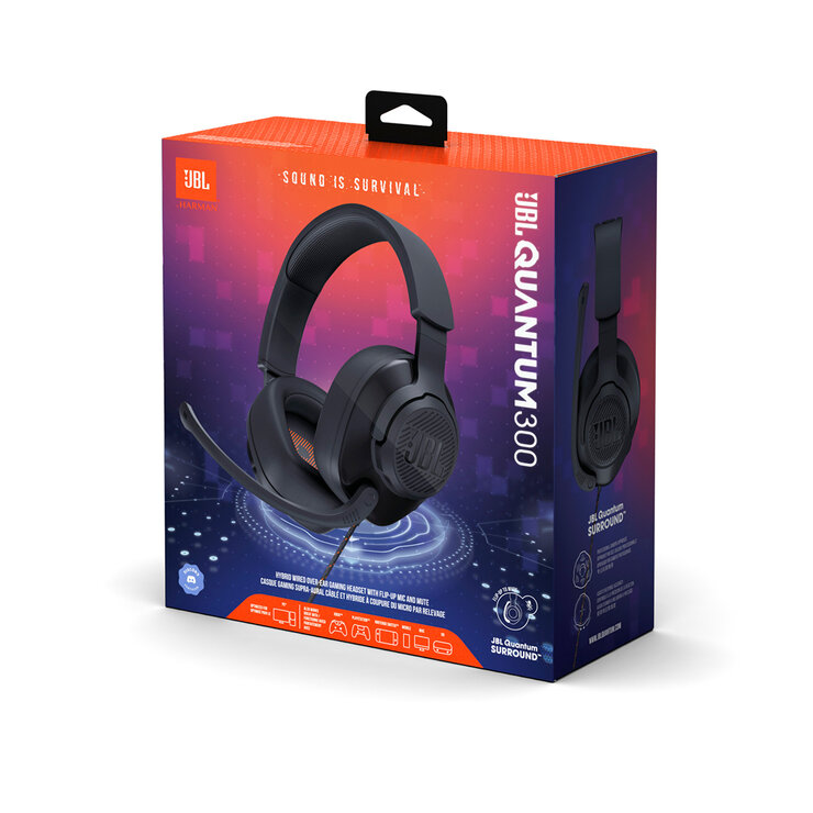JBL Audífonos Quantum 300 Negro — Imagen 1 de 3