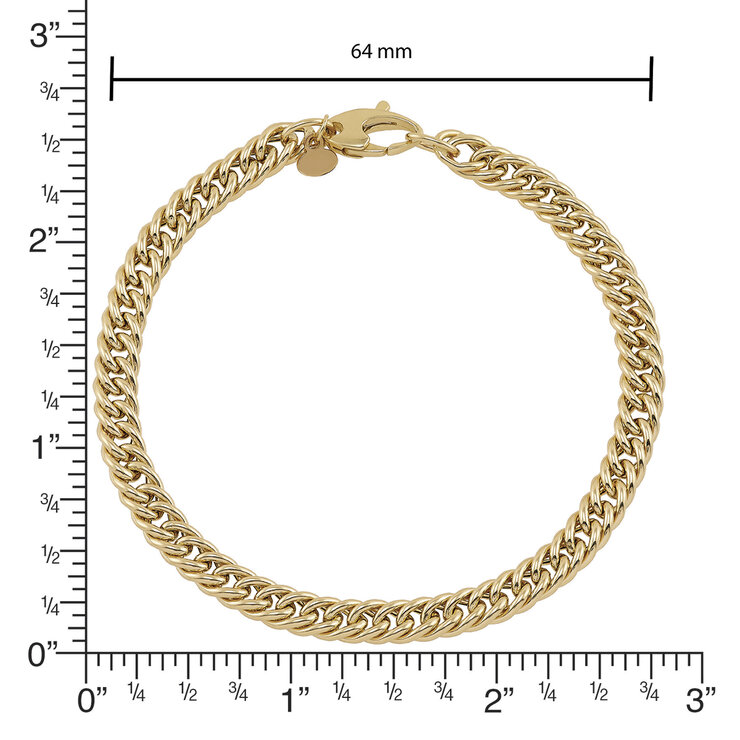 Pulsera, Oro Amarillo de 14K — Imagen 4 de 4
