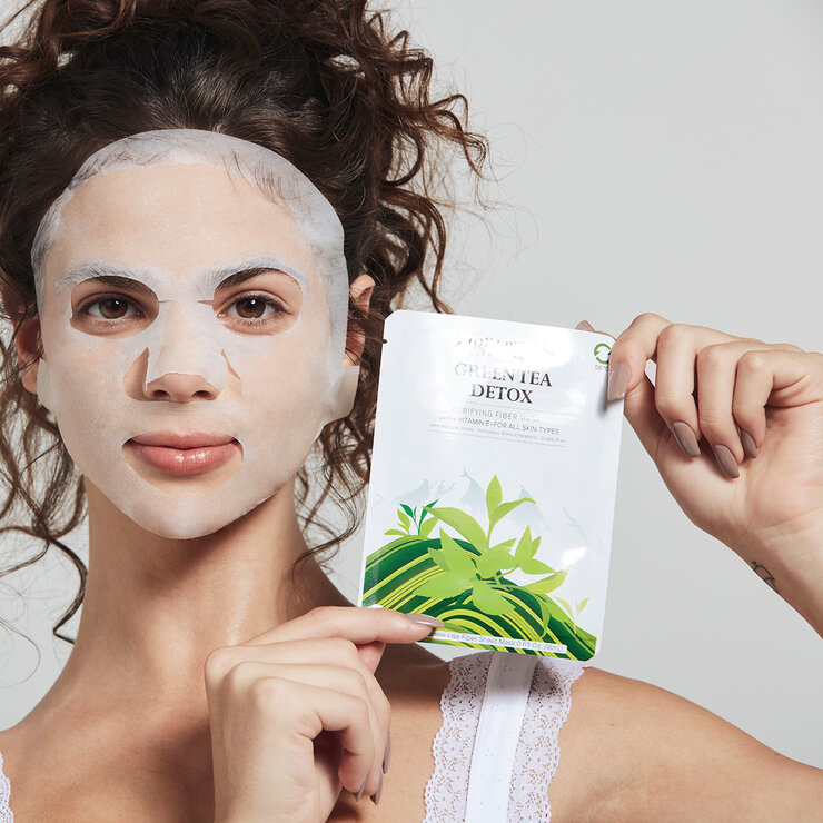 BioRepublic Mascarillas Faciales Biodegradables 10 pzas — Imagen 2 de 4