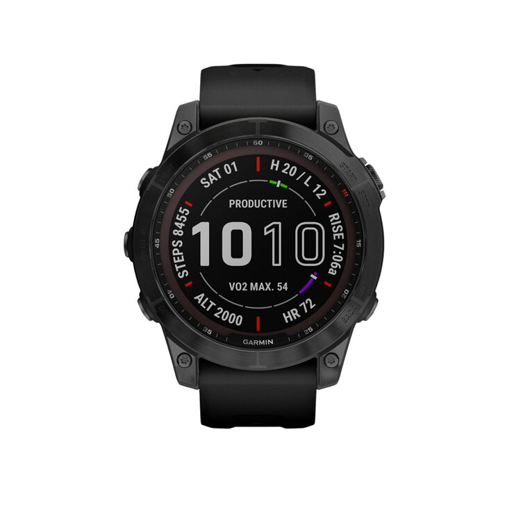 Garmin Smartwatch Fenix 7 Sapphire Solar con GPS 47mm Gris Carbón — Imagen 2 de 4