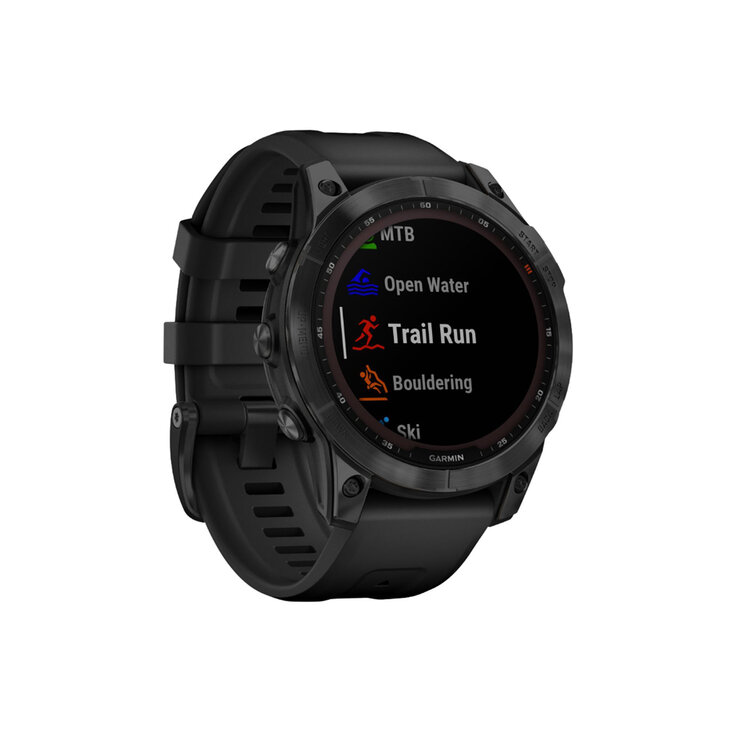 Garmin Smartwatch Fenix 7 Sapphire Solar con GPS 47mm Gris Carbón — Imagen 4 de 4