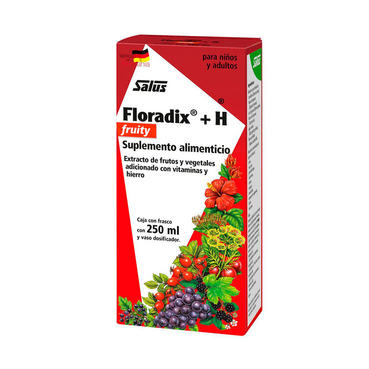 Salus, Floradix + H. Fruity 250 ml — Imagen 1 de 3