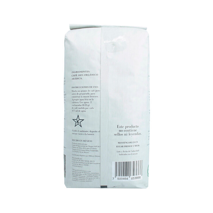 The Coffee Farmer’s Co-op Café Espresso 100% Orgánico Tostado Oscuro Grano Entero 1 kg — Imagen 4 de 4