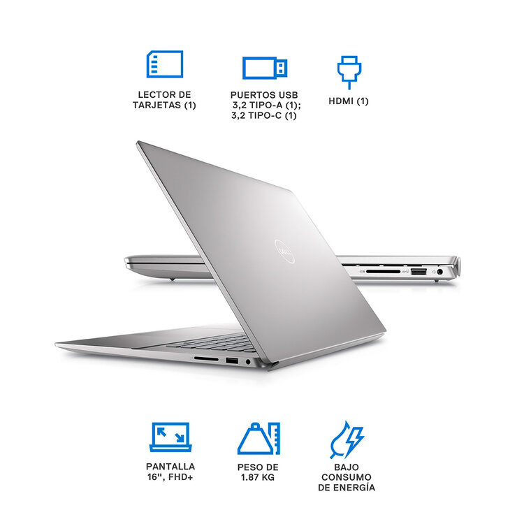 Dell Laptop Inspiron 16" 5620 Intel® Core™ i5, 16 GB RAM, 512 GB SSD — Imagen 3 de 4