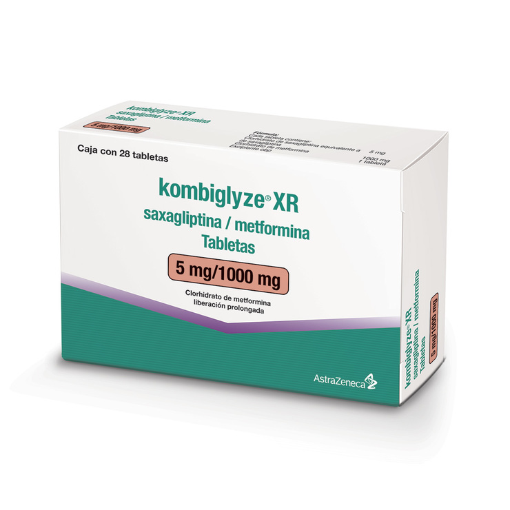 Kombiglyze XR 5/1000 28 Tabletas