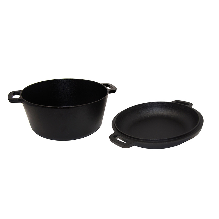 Olla Holándesa de Hierro Forjado 4.7 lt con Tapa Sartén de 26 cm, Westinghouse — Imagen 2 de 4